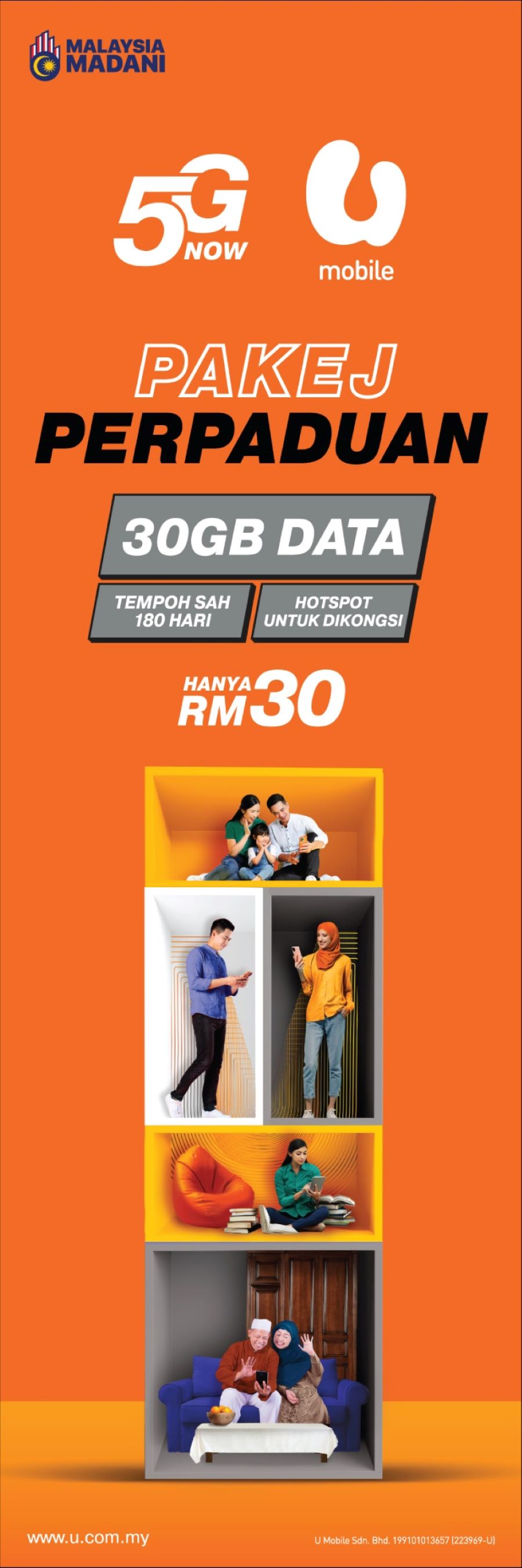 U Mobile Perkenal Pakej Perpaduan Prabayar Internet Mudah Alih Serendah ...